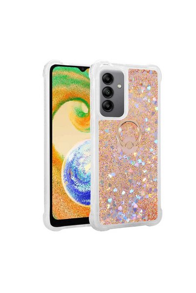 zore Galaxy A04S Case Brsa Milce Cover - Gold