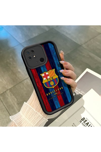 ucuc حافظة سيليكون سوداء متوافقة مع هاتف Redmi 10C مقاومة للصدمات مع حماية لل...