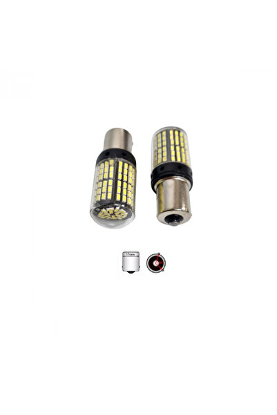 PARADOX SINCE 1992 LED BAU15S 144 SMD 12V Έκκεντρο Σετ 2 τεμαχίων Λευκό Φως