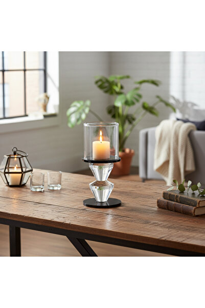 OEM Κηροπήγιο με γυάλινη λάμπα 13 εκ. "Kaluj M"