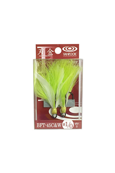 VANFOOK Ancore BFT-45 Chartreuse and White Treble #1