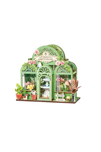 Rolife 3D Παζλ Πράσινο Σπιτάκι Κήπου με Συντριβάνι, RoLife, 115 κομμάτια