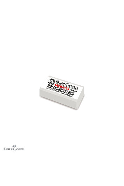 Faber Castell Faber-Castell 7086-30 pencil eraser, PVC-free plastic, white, f...