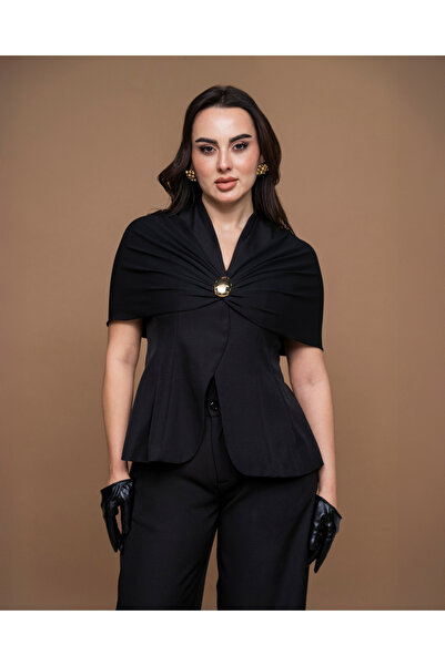 HANNAH Black Pant Set
