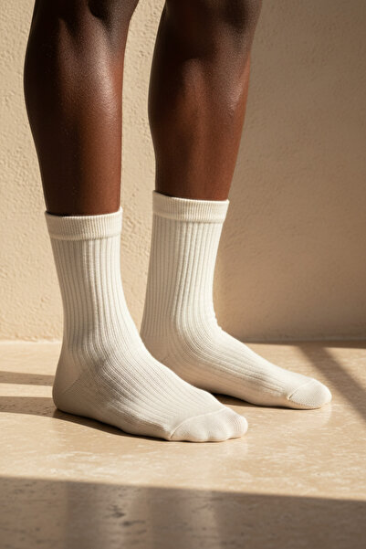 Katia&Bony Unisex Βασικές Μπεζ Κάλτσες