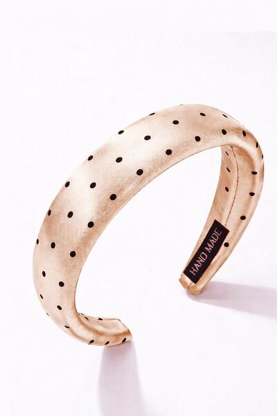 New Obsessions Σατέν Κορώνα με Πουά Σχέδιο