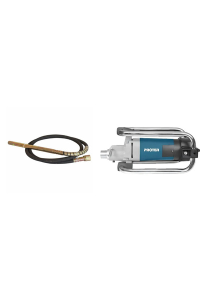 Proter PR 4300 TP Beton Vibratör Motoru 2300 W+Proter PR 445 T Beton Vibratör...