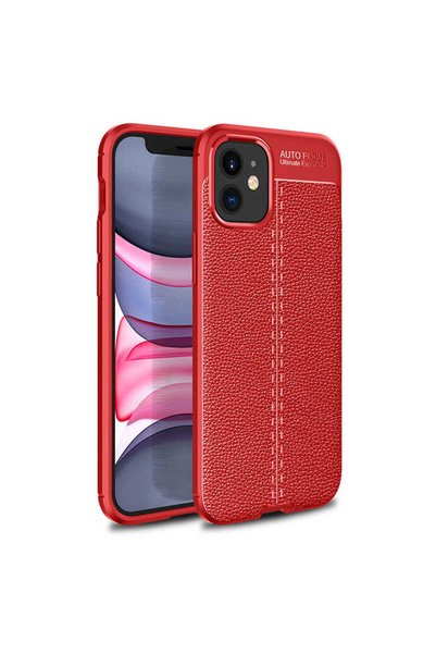 zore iPhone 12 Mini Compatible Brsa Niss Silicone Case-Red