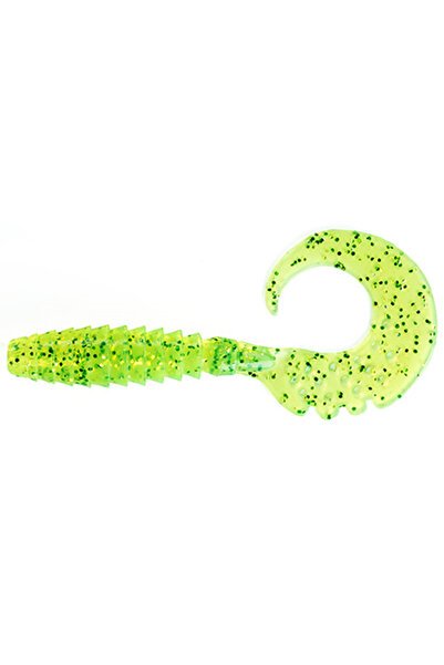 FishUp Fancy Grub 2.5cm #026 Flo Chartreuse Green 2.5cm #026 Flo Chartreuse G...
