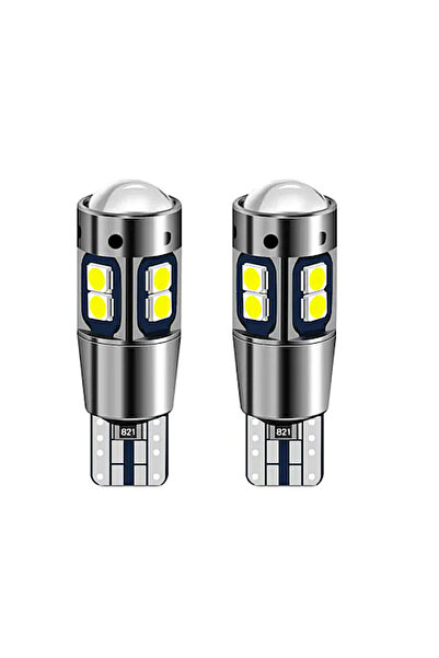 PARADOX SINCE 1992 LED T10 W5W 10 SMD 3030 με φακό 12V λευκό φως, σετ φώτων θ...