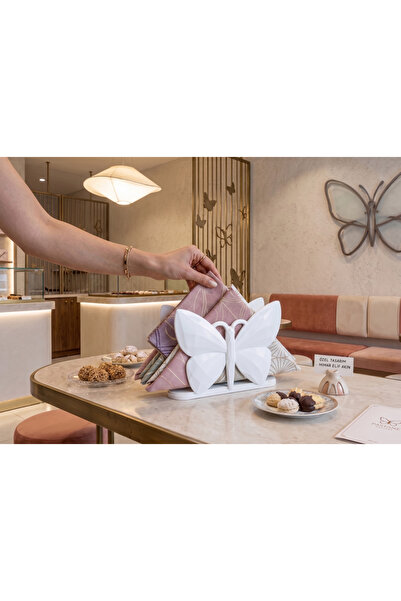 LUCES DESİGN Διακοσμητική θήκη για χαρτοπετσέτες Πλαστική κομψή οργανώτρια χα...