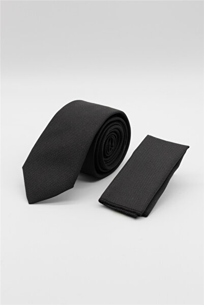 İmza Μαύρη γραβάτα με σχέδιο μάτι πουλιού 6 εκ. 1090260100