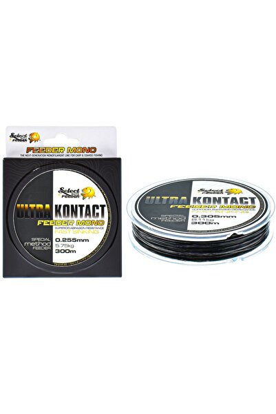 Select Baits Μονόινο σύρμα Ultra KOntact Feeder Mono Camo 300μ 0.283χιλ. - 6....