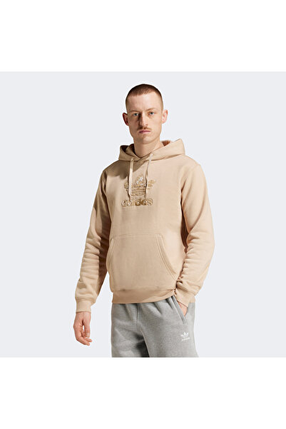 adidas Camo Erkek Bej Hoodie
