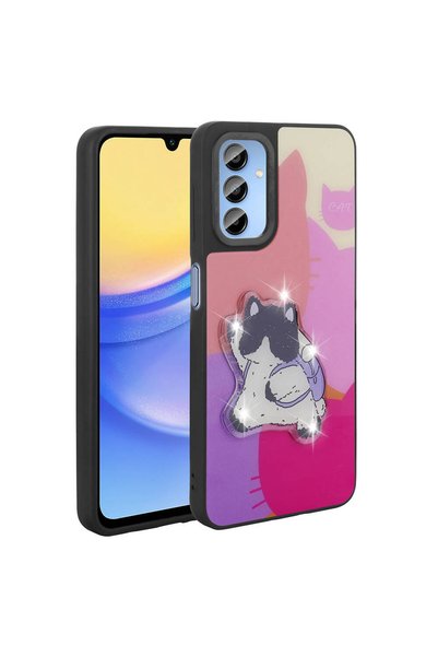 zore Galaxy A15 Case Shining Embossed Iconic Figure Brsa Amas Silicone Cover ...