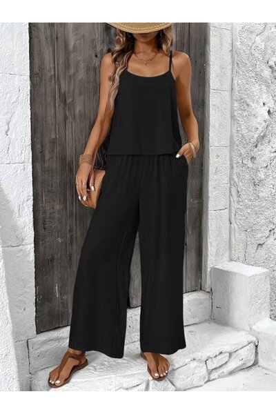 Wear Up Γυναικείο σετ δύο τεμαχίων με κοντή μπλούζα και παντελόνι Aerobin με ...