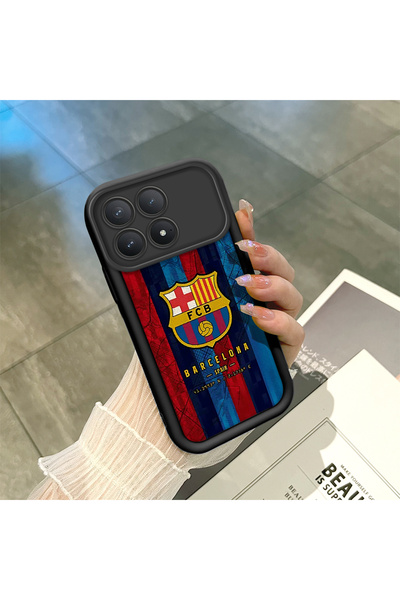 ucuc حافظة سيليكون سوداء متوافقة مع هاتف Xiaomi Redmi K90 5G مع حماية للكامير...