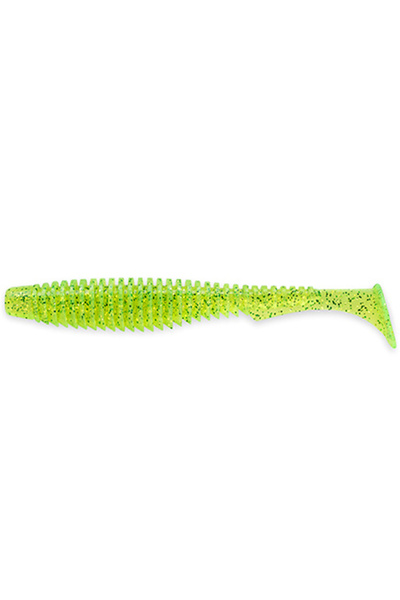 FishUp U-Shad 10.1cm #026 Flo Chartreuse Green 10.1cm #026 Flo Chartreuse Green