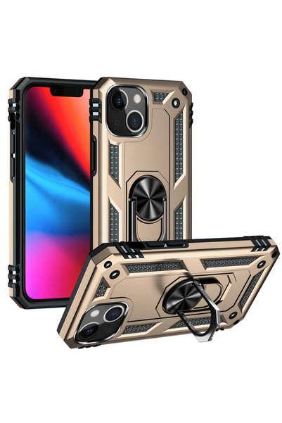 zore iPhone 13 Mini Compatible Brsa Vega Case-Gold