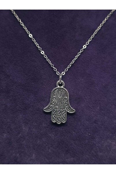 sarıyer silver هرتز. قلادة فاطمة آنا إيلي التقليدية الأصلية المصنوعة من الفول...