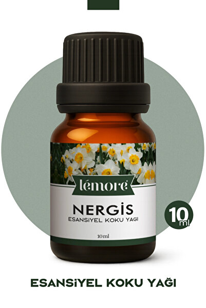 Lemore Nergis Koku Yağı Buhurdanlık Yağı Difüzör Esansı Küre 10ml