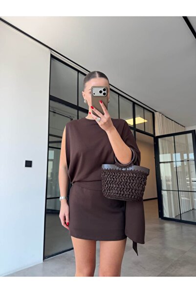 BB Bensu Buyruk ΣΕΤ ΜΟΝΟΜΑΝΙΚΗ ΑΣΥΜΜΕΤΡΙΚΗ ΜΠΛΟΥΖΑ, ΣΟΡΤΣ, ΦΟΥΣΤΑ ΚΑΦΕ