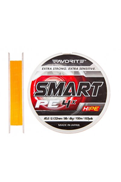 Favorite Fir textil Smart PE 4X Fluo Orange 150m # 2.5 / 0.270mm / 30lb