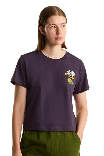 THE NORTH FACE W Flora Embro Regular Γυναικείο Μπλουζάκι Εξωτερικού Χώρου NF0...