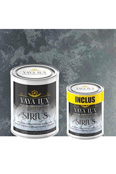 YaYa Color Vopsea Decorativă de Lux Sirius, Negru cu Perle de Sticlă, 3,5 L (...