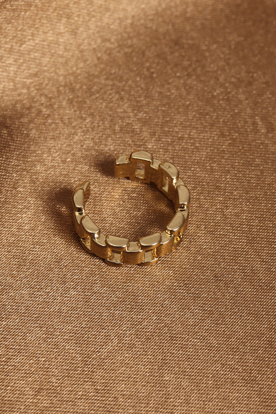 Süspüs Accessories Zincir Modeli Gold Renk Kıkırdak Küpe