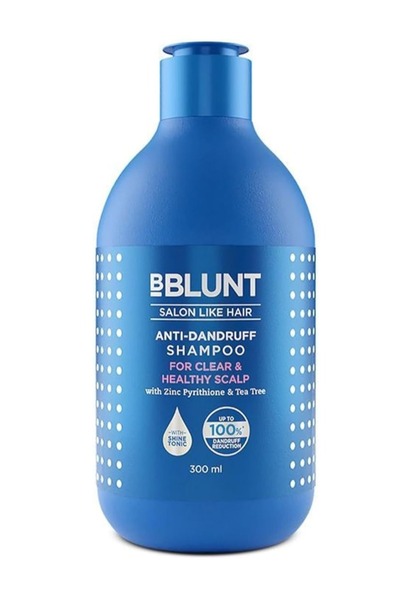BBLUNT شامبو مضاد للقشرة لفروة رأس نقية وصحية - 300 مل |   تقليل قشرة الرأس ب...