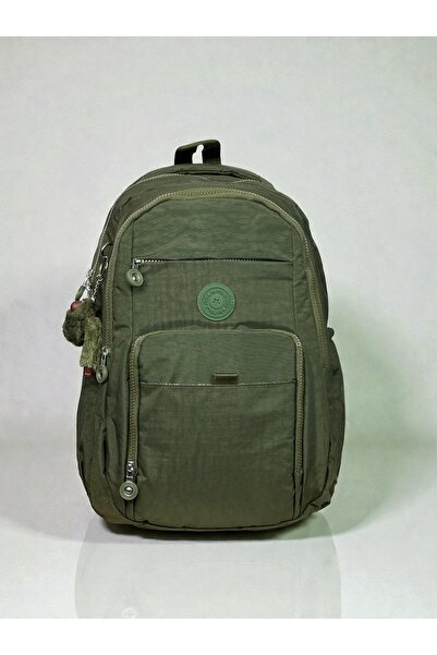 by polo clup Wrinkled Waterproof Fabric Large Size Unisex School Backpack and...