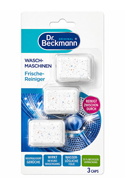 Dr.Beckmann Çamaşır Makinesi Temizleyici Kapsül 3’lü (Frische Reiniger Caps)