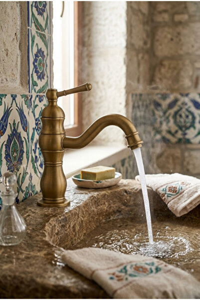 parkbanyo Rustik Lavabo Bataryası Antik (Kısa)