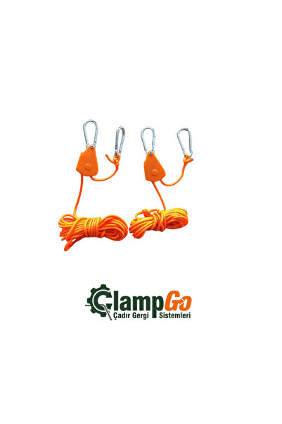 ClampGo Çadır Gergi Sistemleri Kamp Çadırı, Yan Tente, Tarp İpi ve Gergisi - ...