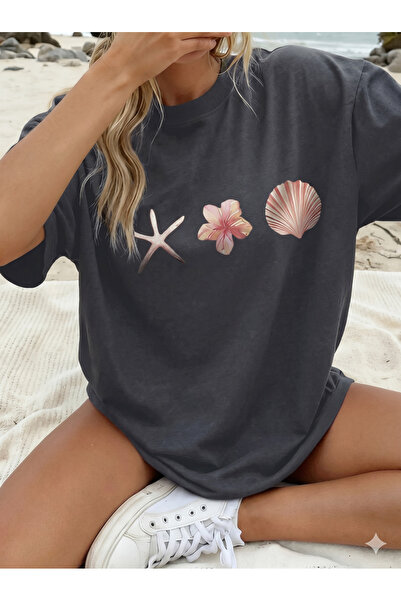 BW Bravely Wear Γυναικείο μπλουζάκι με στάμπα SEA STAR