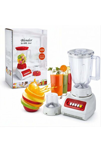 JML1 Storcator multifuncțional 2 în 1, 450 W, Blender electric 1.5 L, cu râșn...