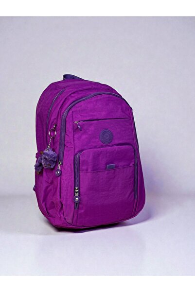 by polo clup Wrinkled Waterproof Fabric Large Size Unisex School Backpack and...