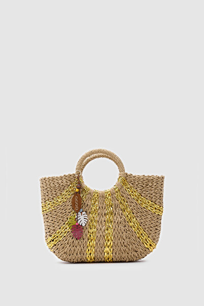 OGGO Wicker Hand & Crossbody Bag