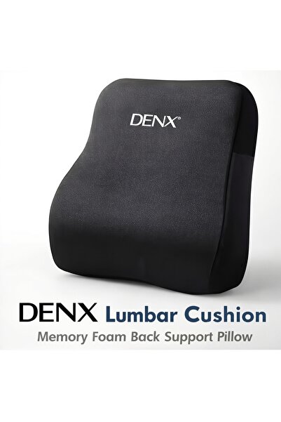 Generic وسادة دعم أسفل الظهر من DENX مصنوعة من الفوم الذاكر، وسادة ظهر مريحة ...