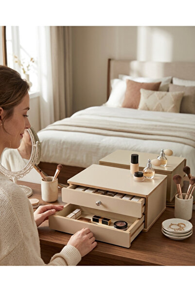 MONTETOYS Οργανωτής μακιγιάζ και επιτραπέζιας επιφάνειας σε σκανδιναβικό στυλ...