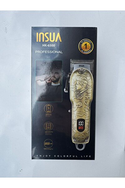 Insua HK-6500 Profesyonel saç sakal tıraş makinesi erkek kuaför tipi