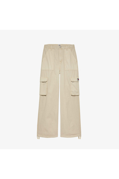 Tommy Hilfiger Tommy Jeans Kadın Bej Pantolon