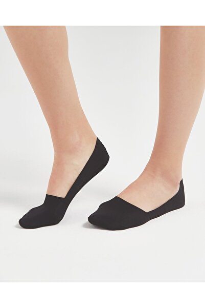 Fanilam Σετ 2 γυναικείες αόρατες κάλτσες μπαλαρίνας με κοπή λέιζερ, βαμβακερέ...