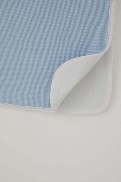 Breeze Newborn Baby Blanket with Sleepy Cloud Embroidery, Standard, Blue
