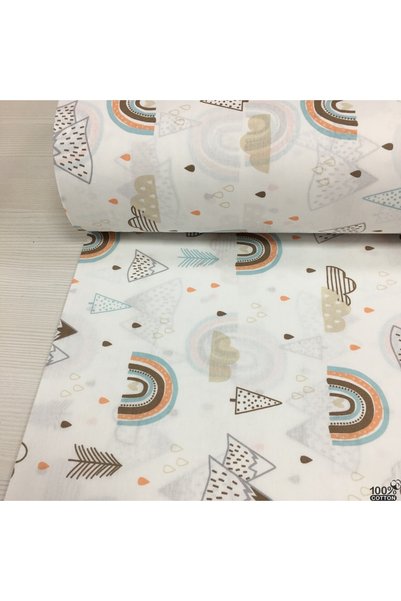 Ozz Baby Anne Yani, Park Crib Bed 100% Cotton Baby Bedding Set (70X120) Fitted Sheet (70X120X) Pillowcase (35X45)