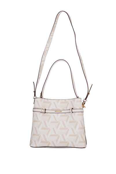 U.S. Polo Assn. Γυναικεία Τσάντα Ώμου Κρεμ Χρώματος US26116 – Καθημερινό Κομψ...