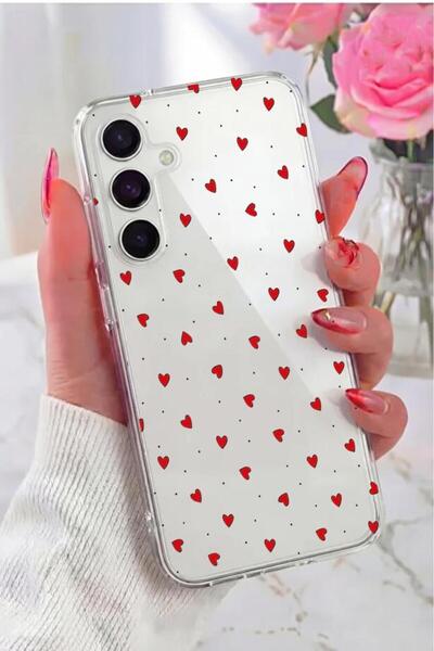 3GEN CASE Samsung Galaxy A35 Uyumlu Lüx Desenli Şeffaf Silikon Kılıf