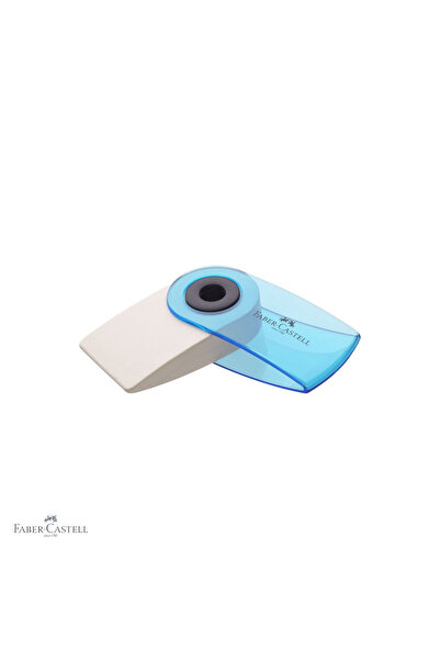 Faber Castell Radieră mini Faber-Castell cu capac, culori transparente, pentr...