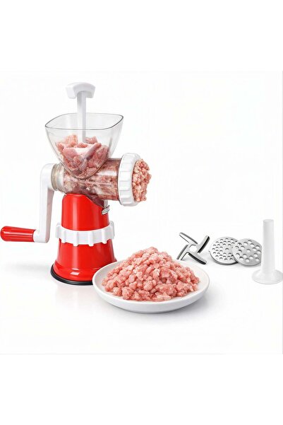 JML1 Tocător manual de carne 24 x 15 cm cu bază antiderapantă și accesorii pe...